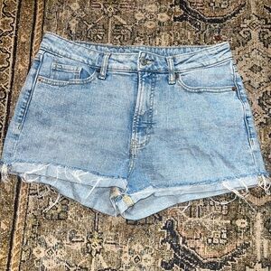 Old Navy Blue Jean Shorts Distressed Cut-Off Style